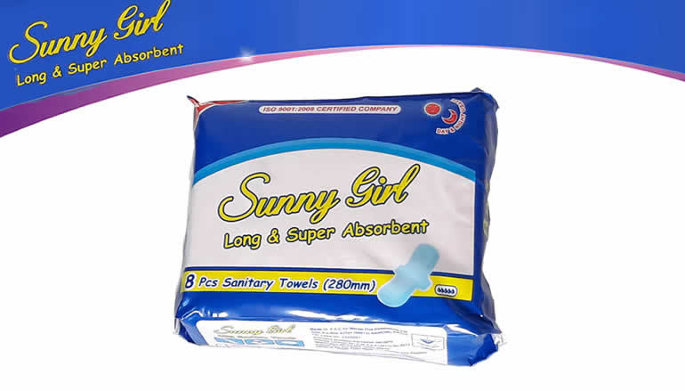 Sunny Girl Long Sanitary Towels - Sanitary Pads That Inspire
