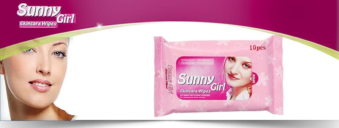 Sunny Girl Skin Care Wipes - Marvelous Skin Care Wet Wipes - Buy